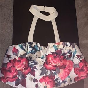 Flower crop top